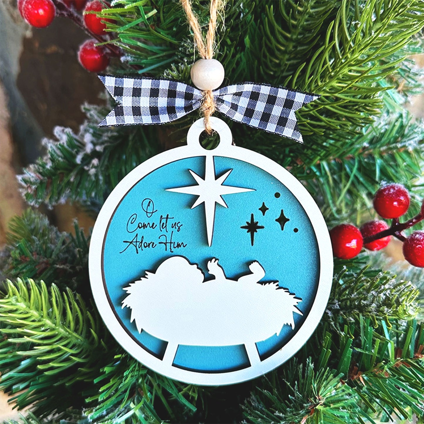 Baby Jesus Christmas Ornament