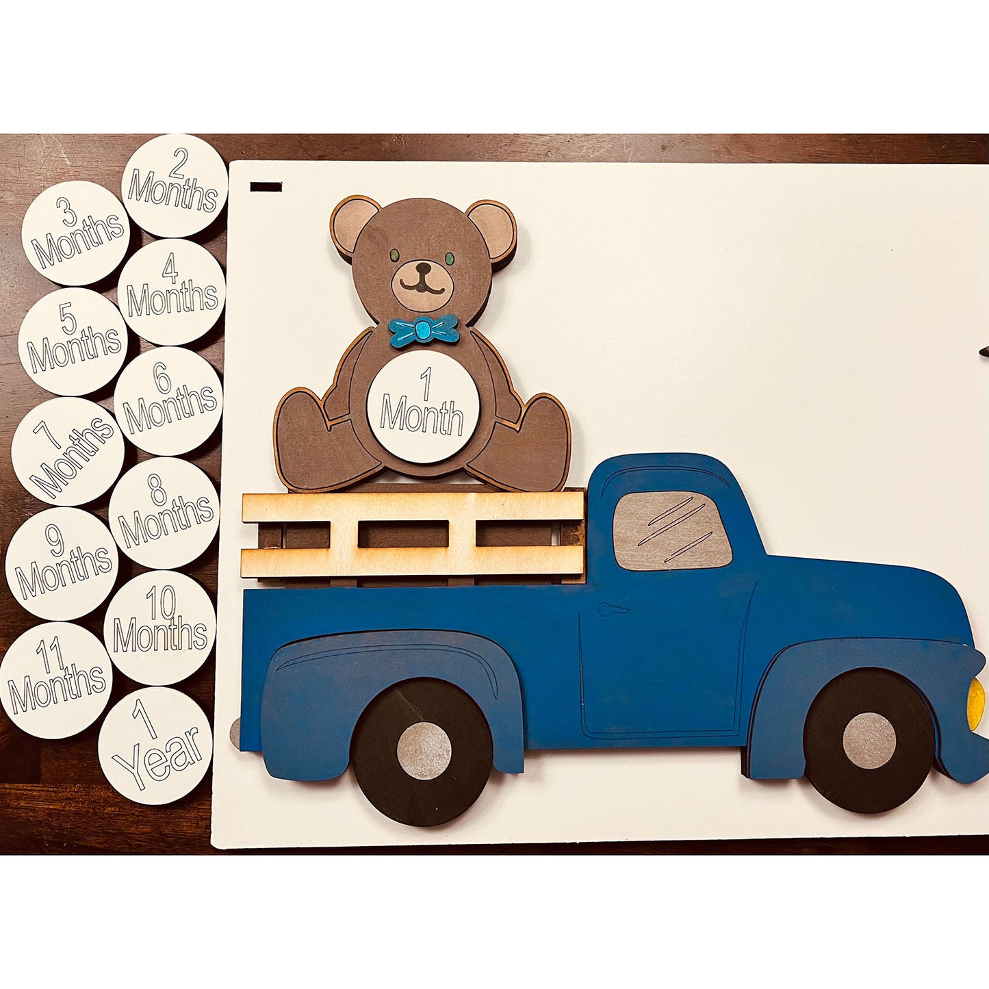 Baby Milestones Vintage Truck