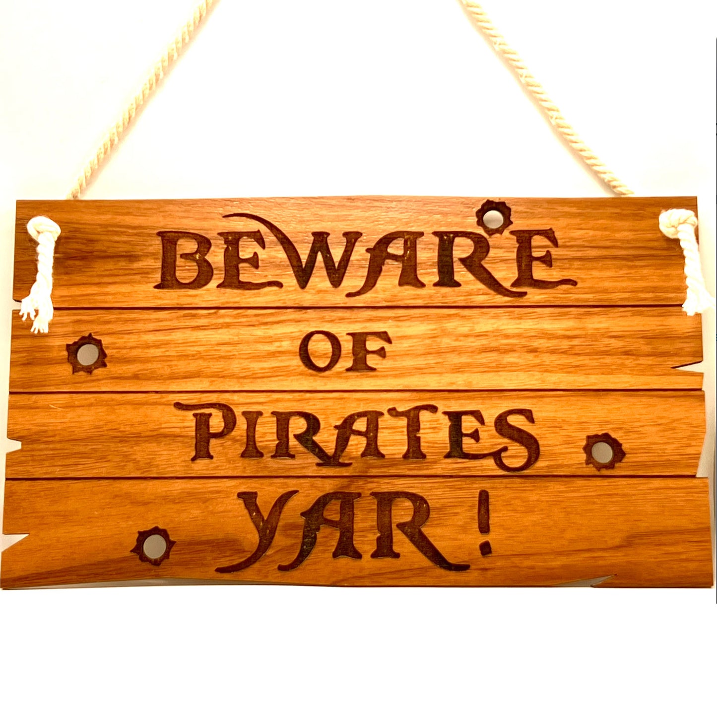 Beware of Pirates - Yar! Sign