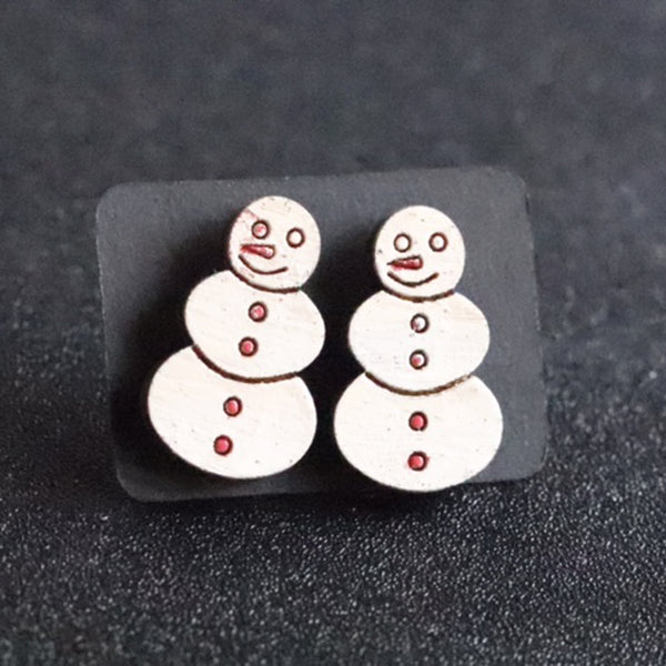 Snowman Stud Earrings Shop