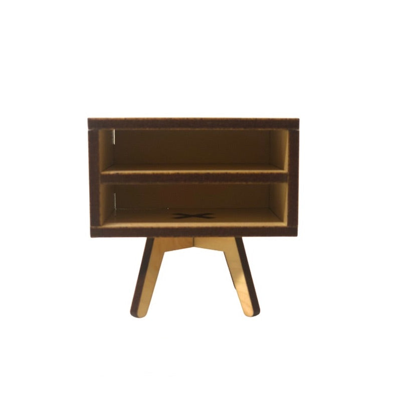 Mid Century End Table 1:12 Scale