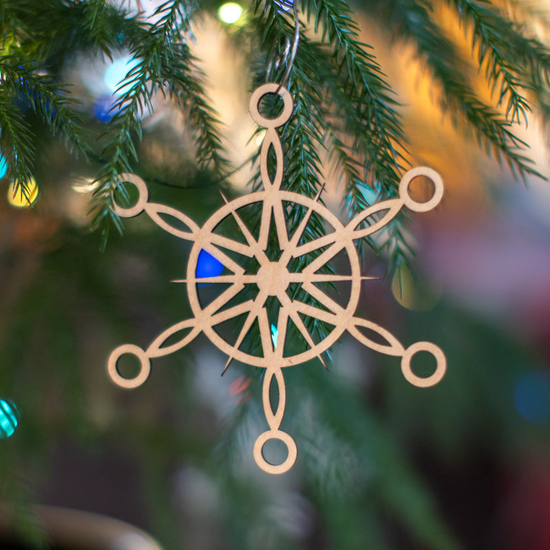 Mystical Star Snowflake Ornament