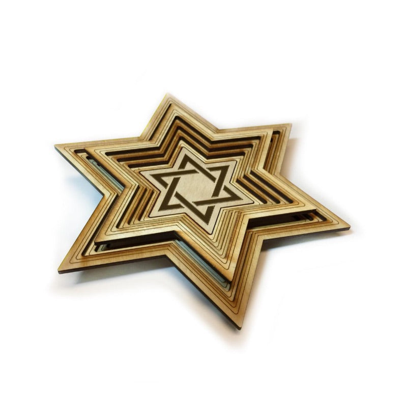 Layered Six Pointed Star Tray