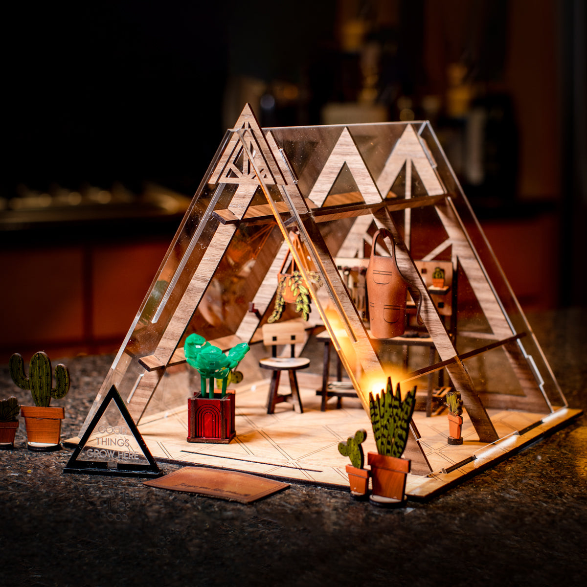 Modern A-Frame Mini Greenhouse Kit