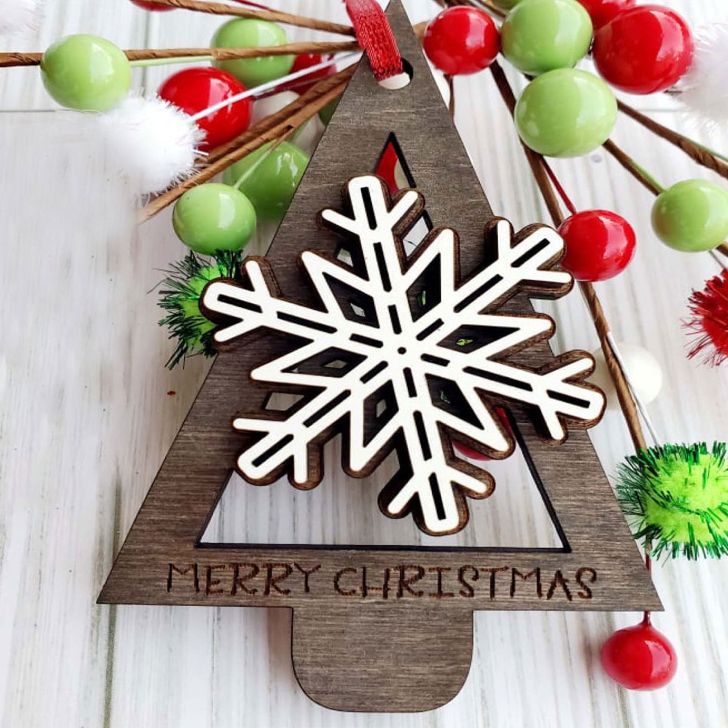 Christmas Tree Ornament: Merry Christmas