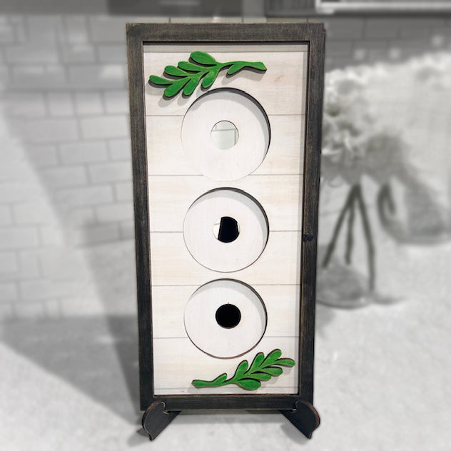 "Eat" And "Home Sweet Home" Interchangeable Sign And Easel - Glowforge