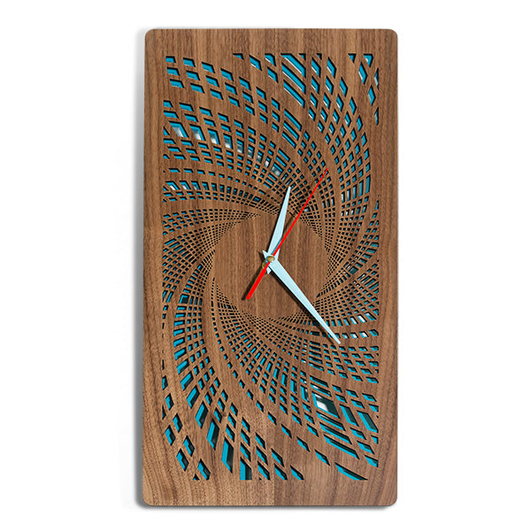 Crashing Waves Spiral Clock