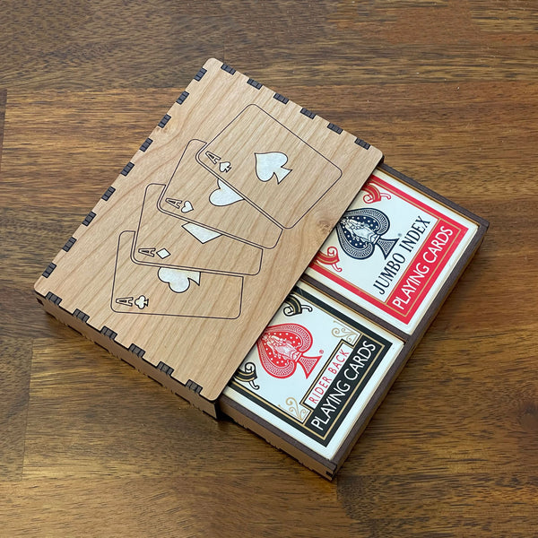 Trading card storage box: The collector - Made on a Glowforge