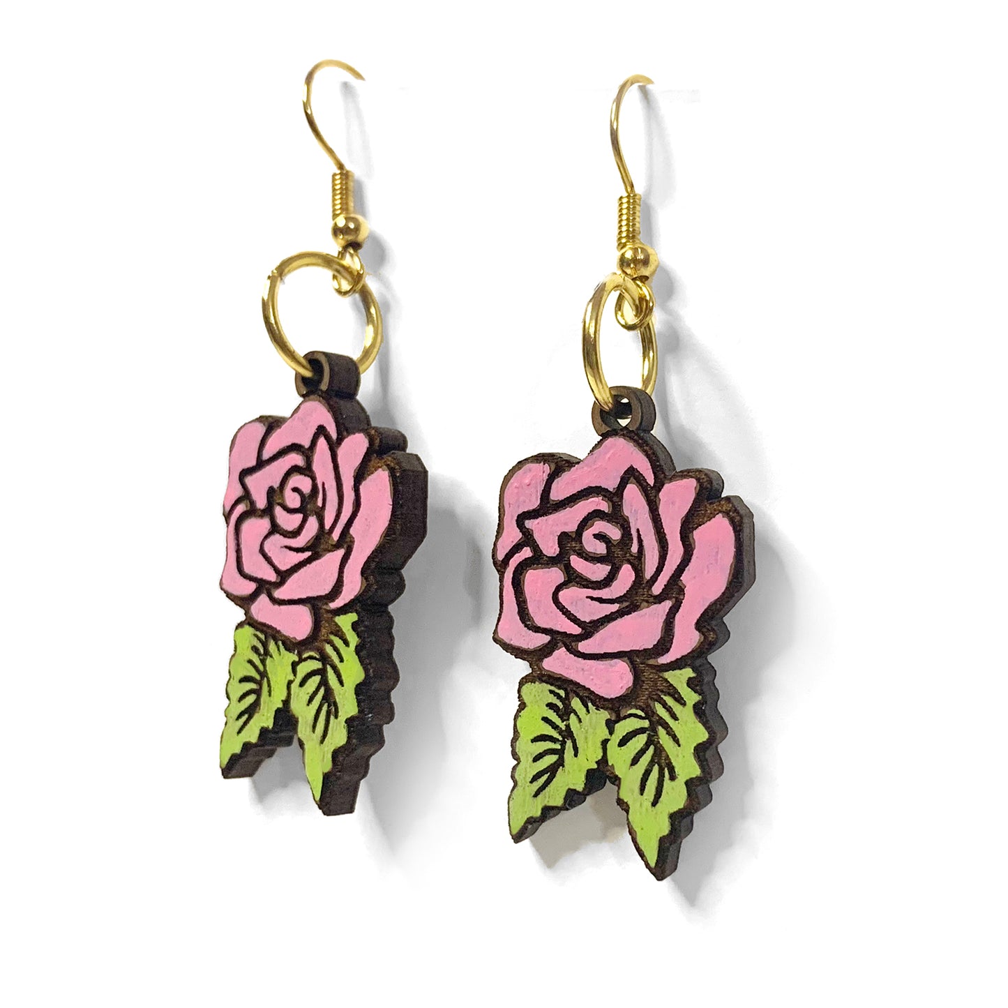 Customizable Rose Earrings