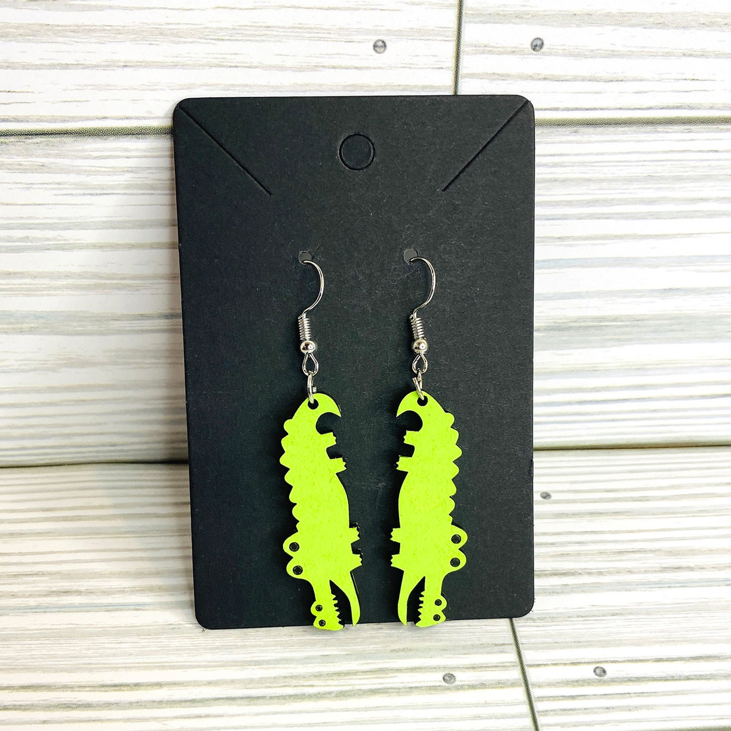 Cute Alligator Bayou Dangle Earrings