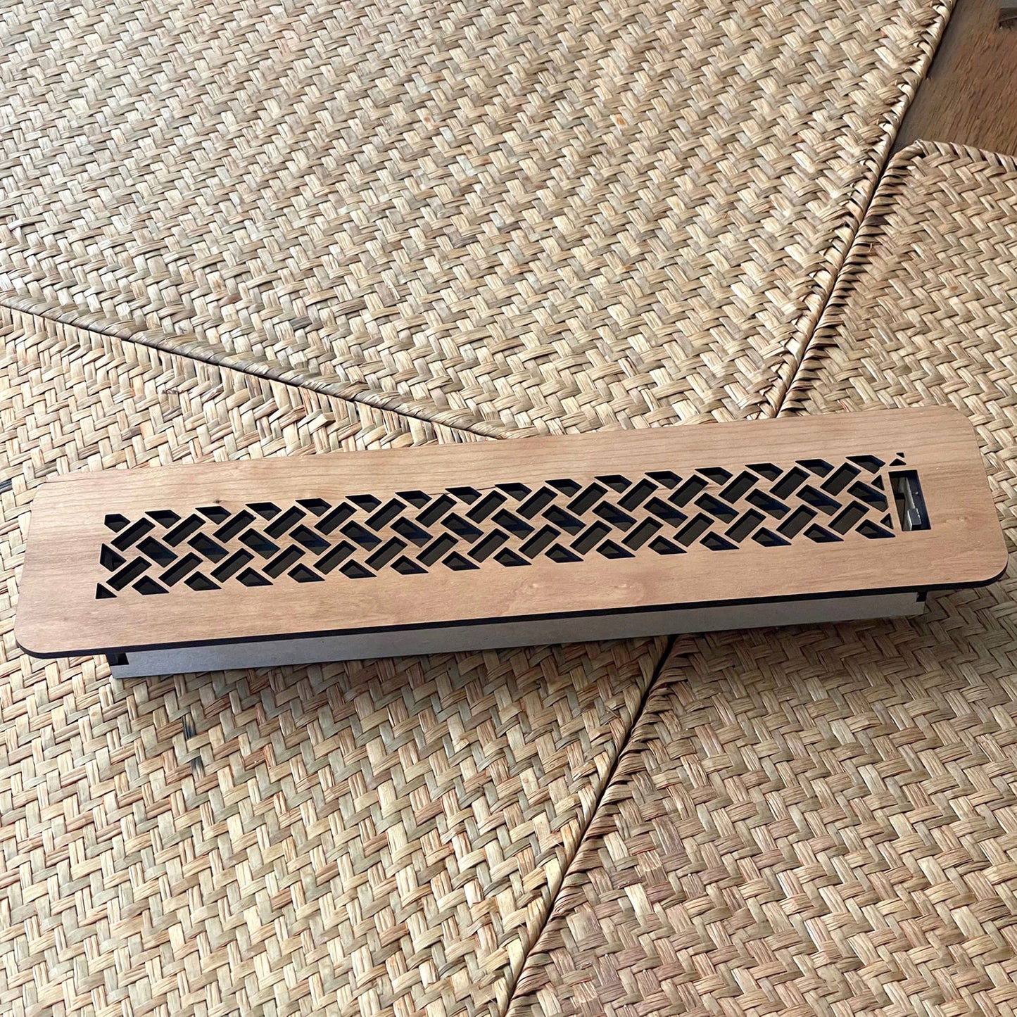 Decorative Floor Register & Damper - 2" x 12" Size