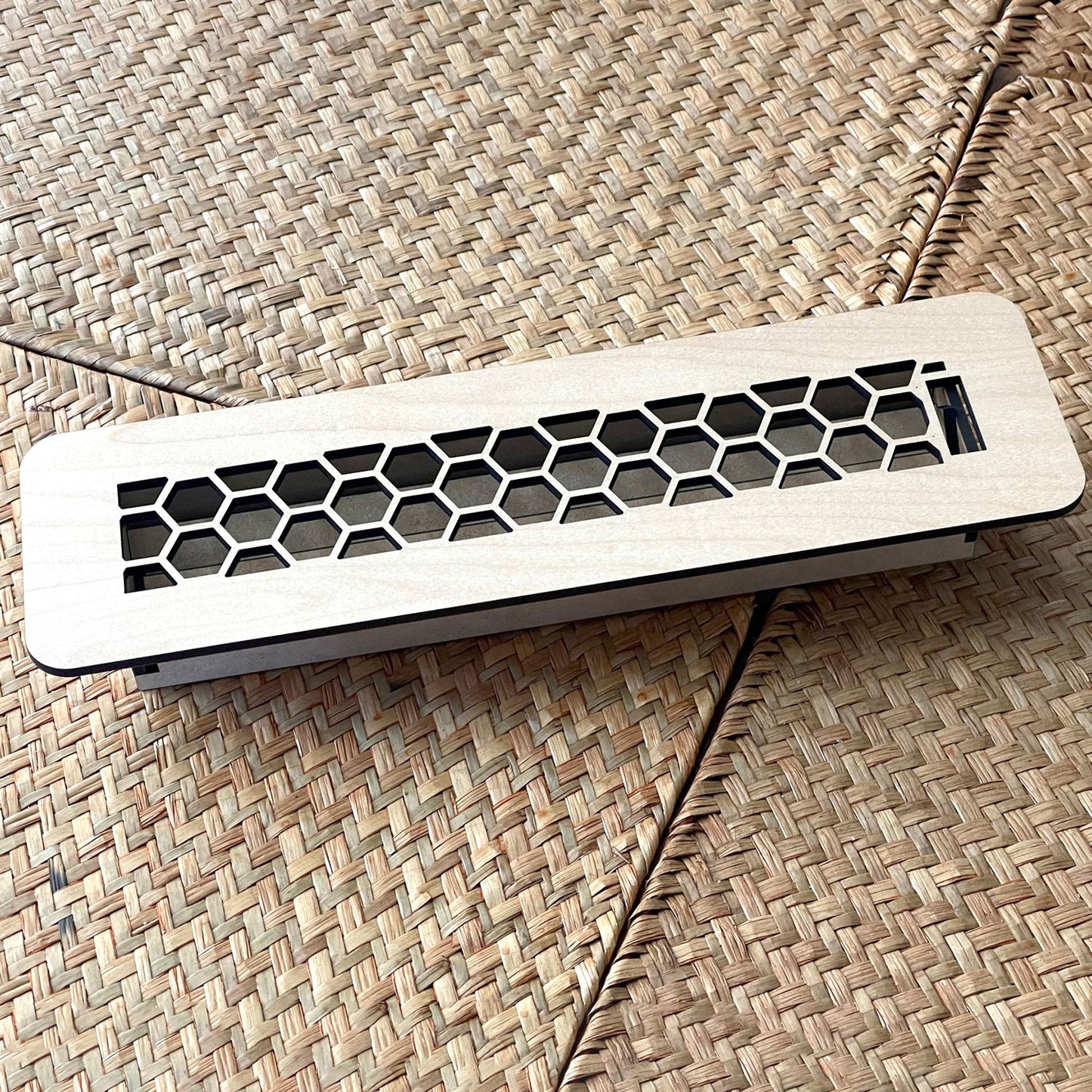 Decorative Floor Register & Damper - 2" x 10" Size