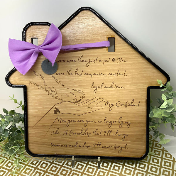 Dog Memorial Pet Collar Keepsake Frame Shop