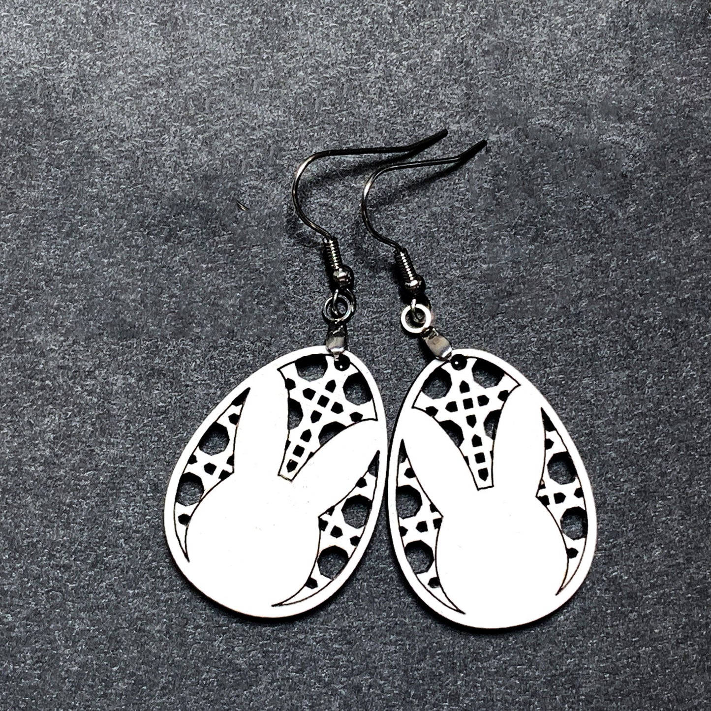 Easter Egg Rattan Earrings Ver. 1
