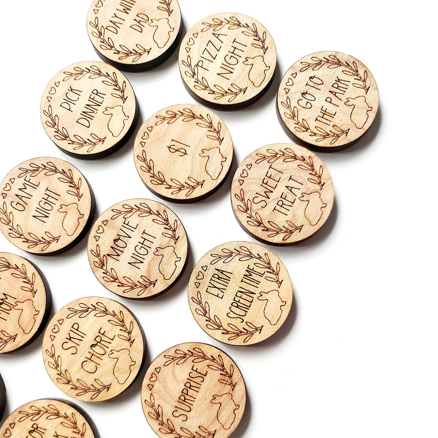 Easter Egg Tokens (Set of 16)