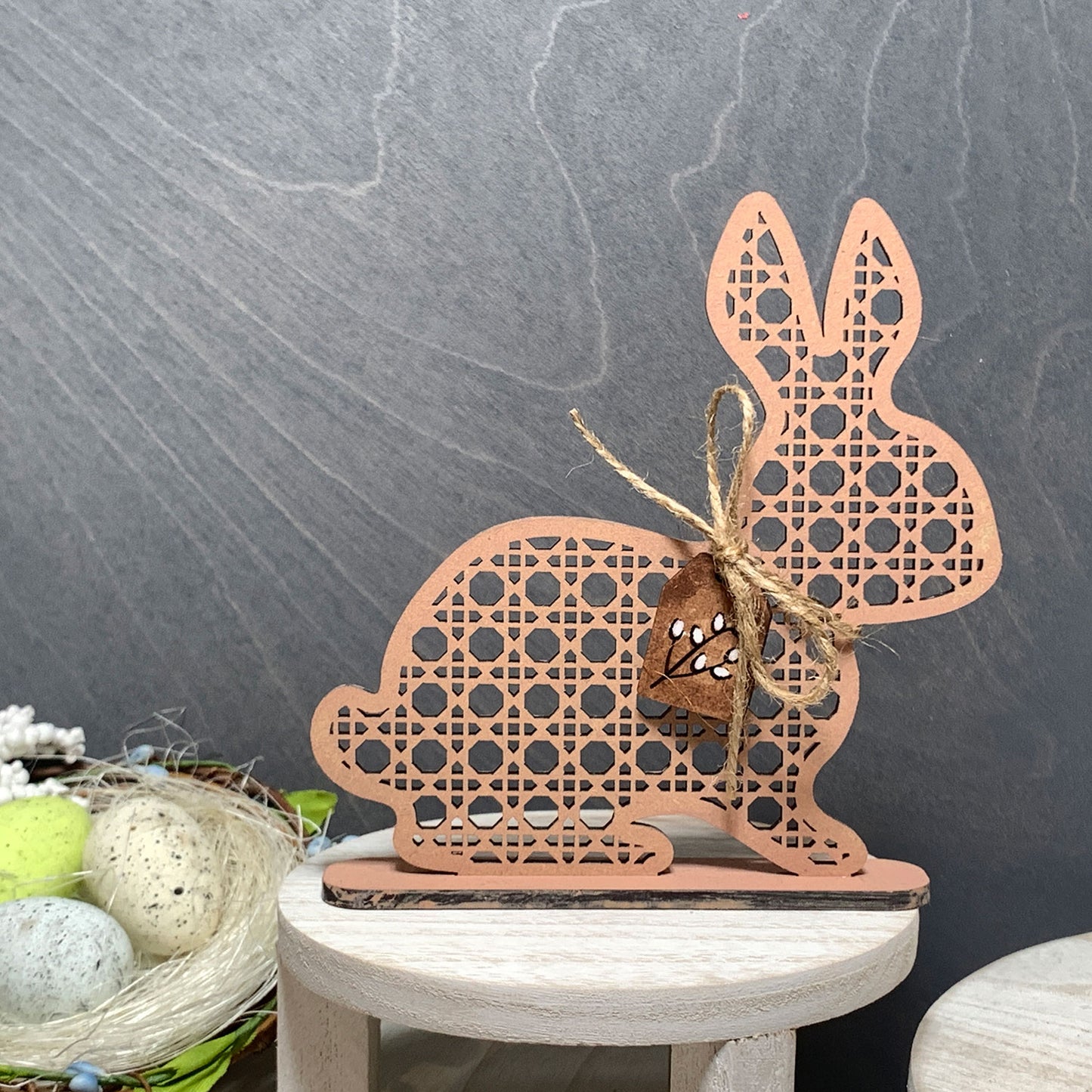 Easter Rattan Bunnies (Set of 2)
