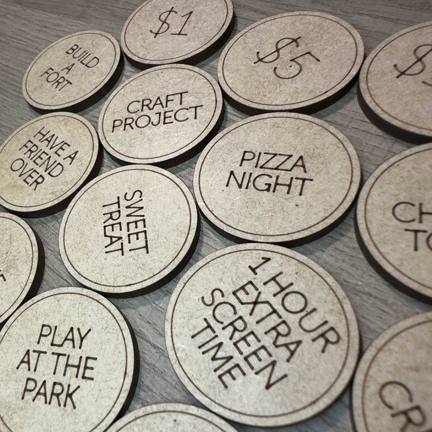 Easter Egg Hunt Reward Tokens (Set of 15)