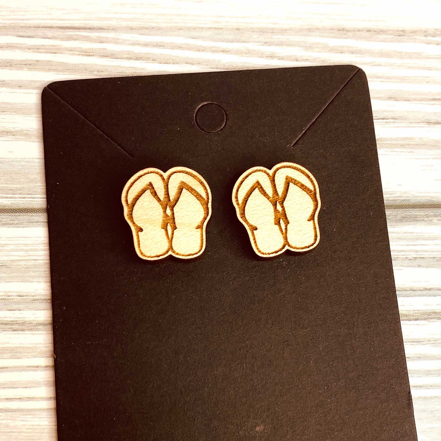 Flip Flop Summer Fun Stud & Dangle Earrings Set