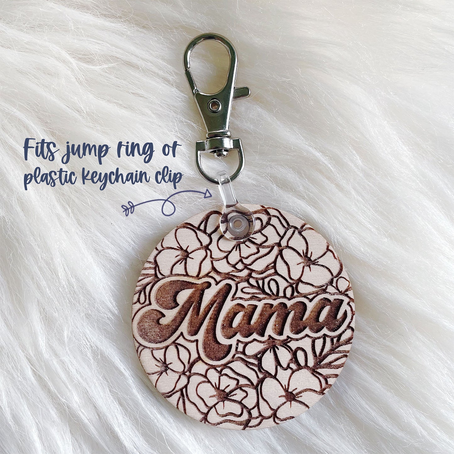 Floral Mama Keychain