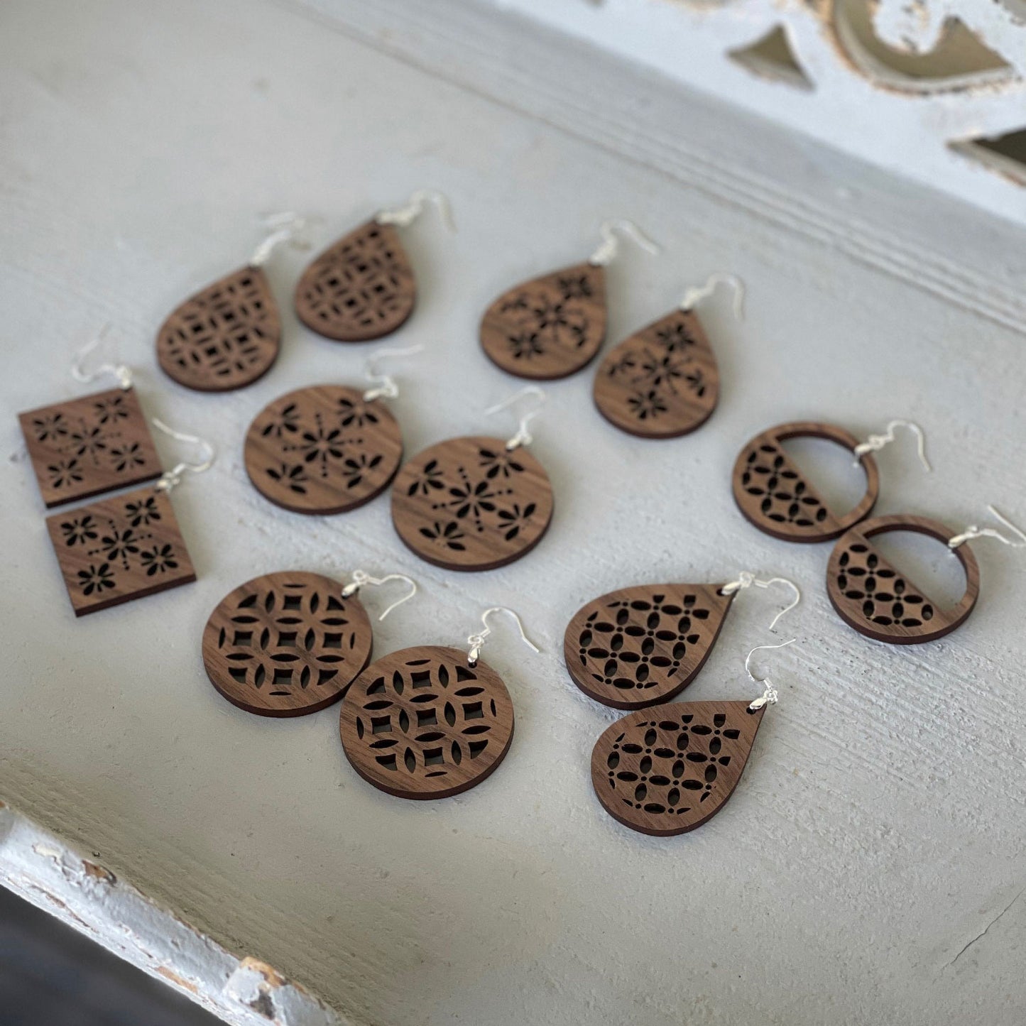 Geometric Earrings (Set of 7)