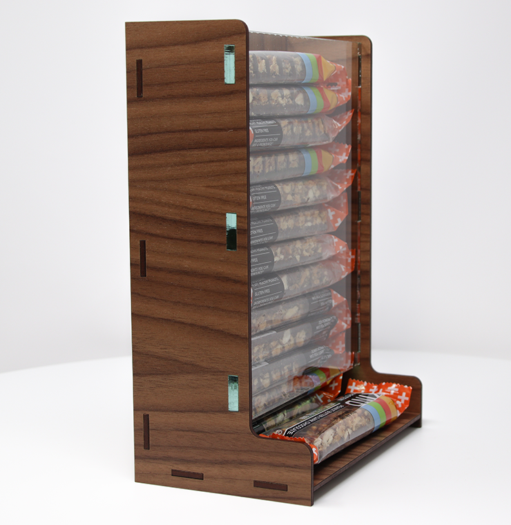 Vertical Granola Bar Dispenser