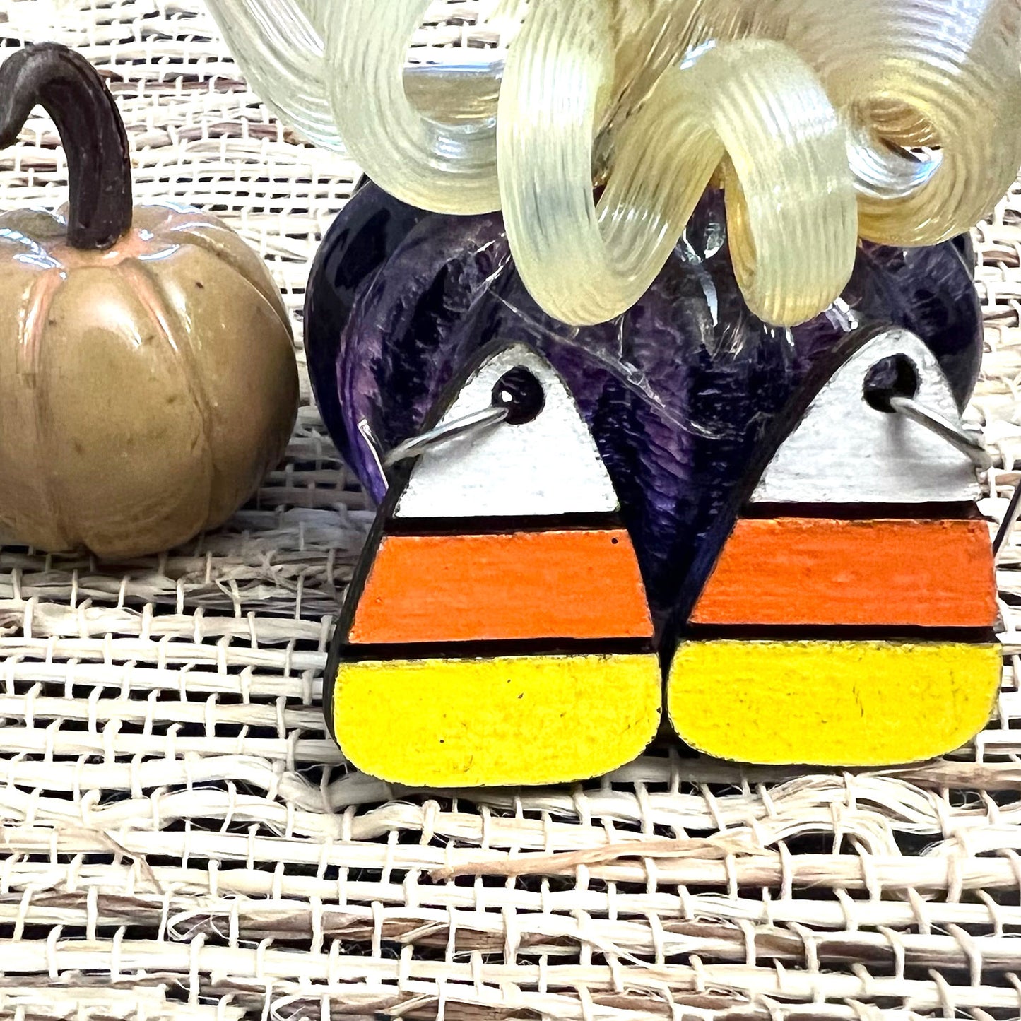 Halloween Candy Corn Earrings