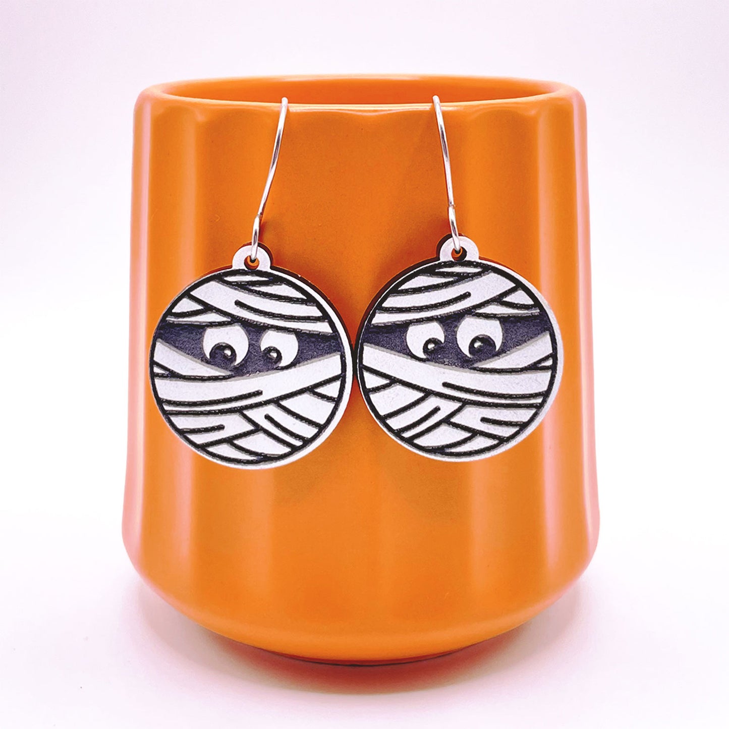 Halloween Mummy Earrings