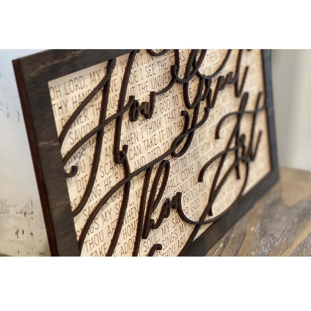 How Great Thou Art Sign