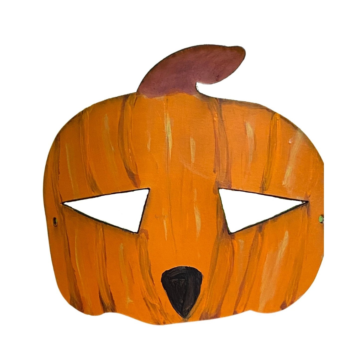 Leather Pumpkin Mask