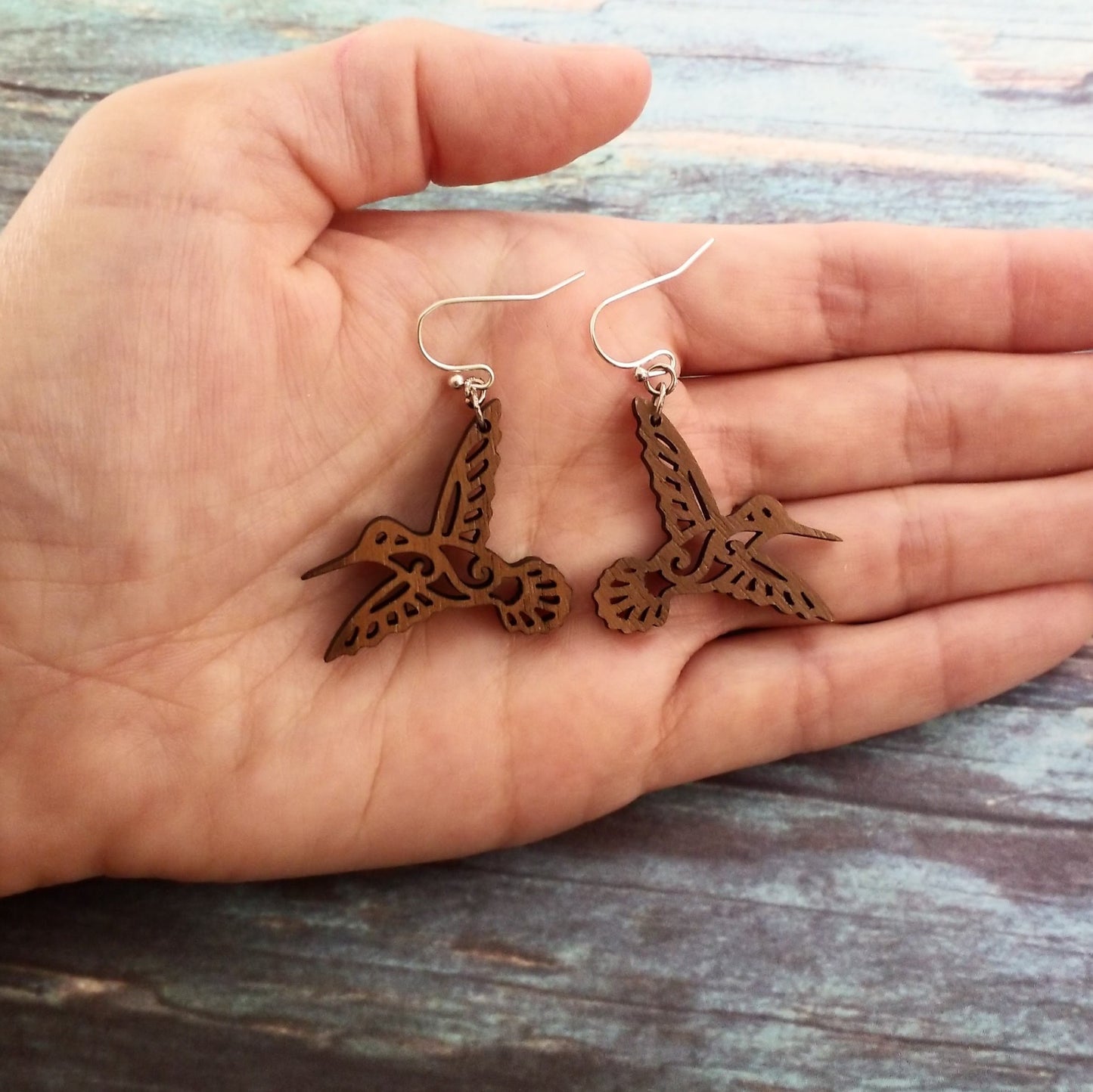 Hummingbird Swirl Earrings