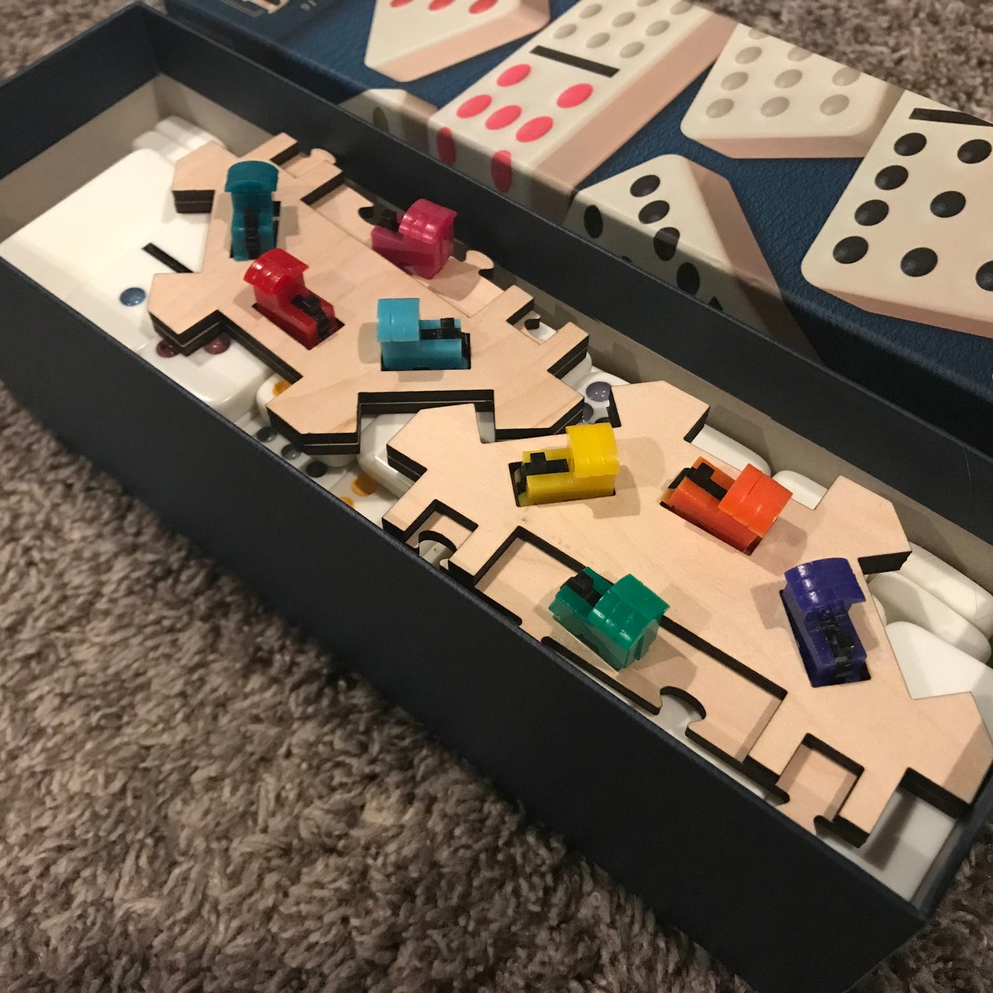 Mexican Train Domino Board