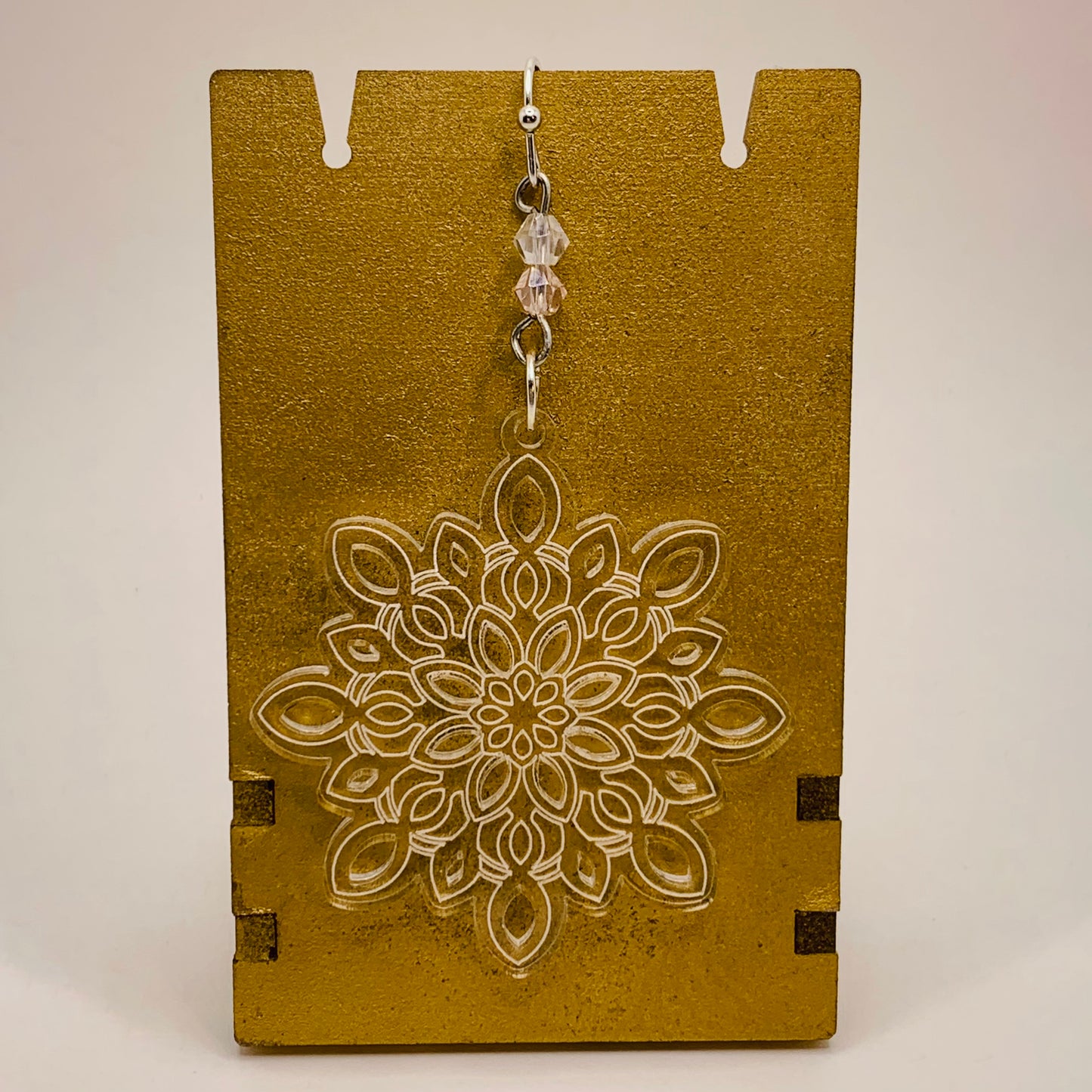 Scalloped Snowflake Earrings