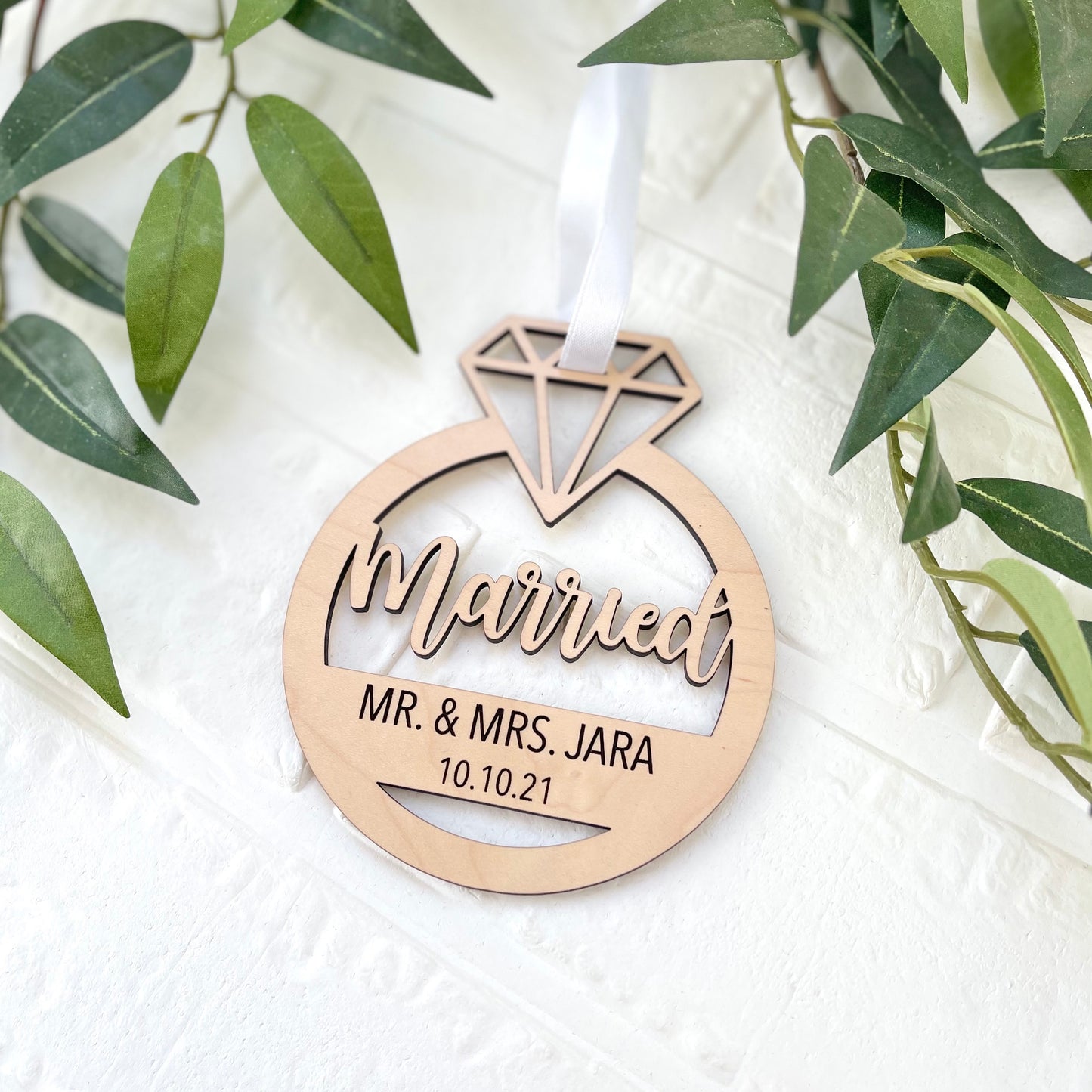 Married Diamond Ring Ornament
