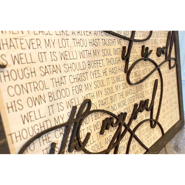 It Is Well With My Soul Sign Shop