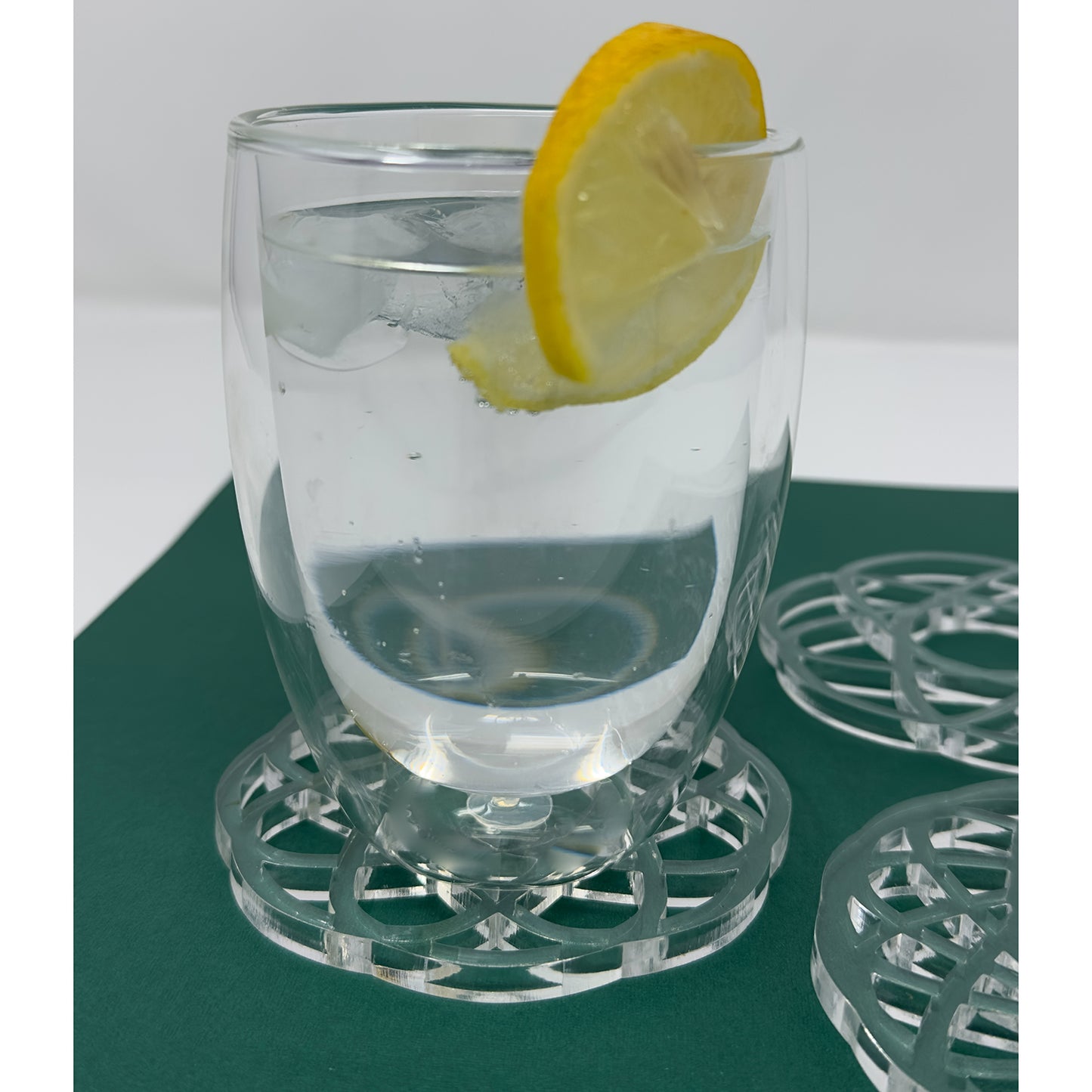 Japanese-inspired Daruma Coasters (Set of 4)