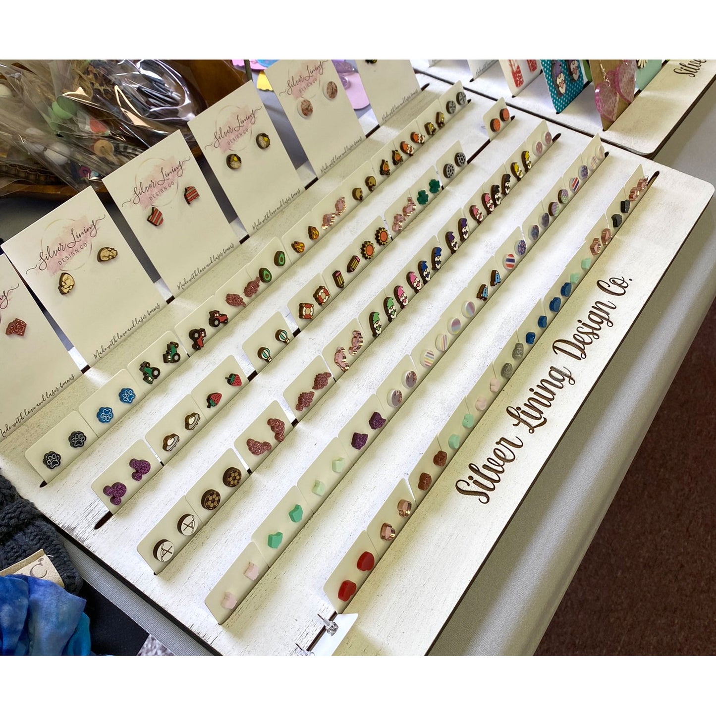 Jewelry Card Flat Rack Display