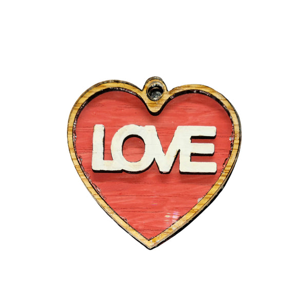 『 Love twiga heart 』by Gayo 32*41cm LOVE-Heart-Keychain-1-