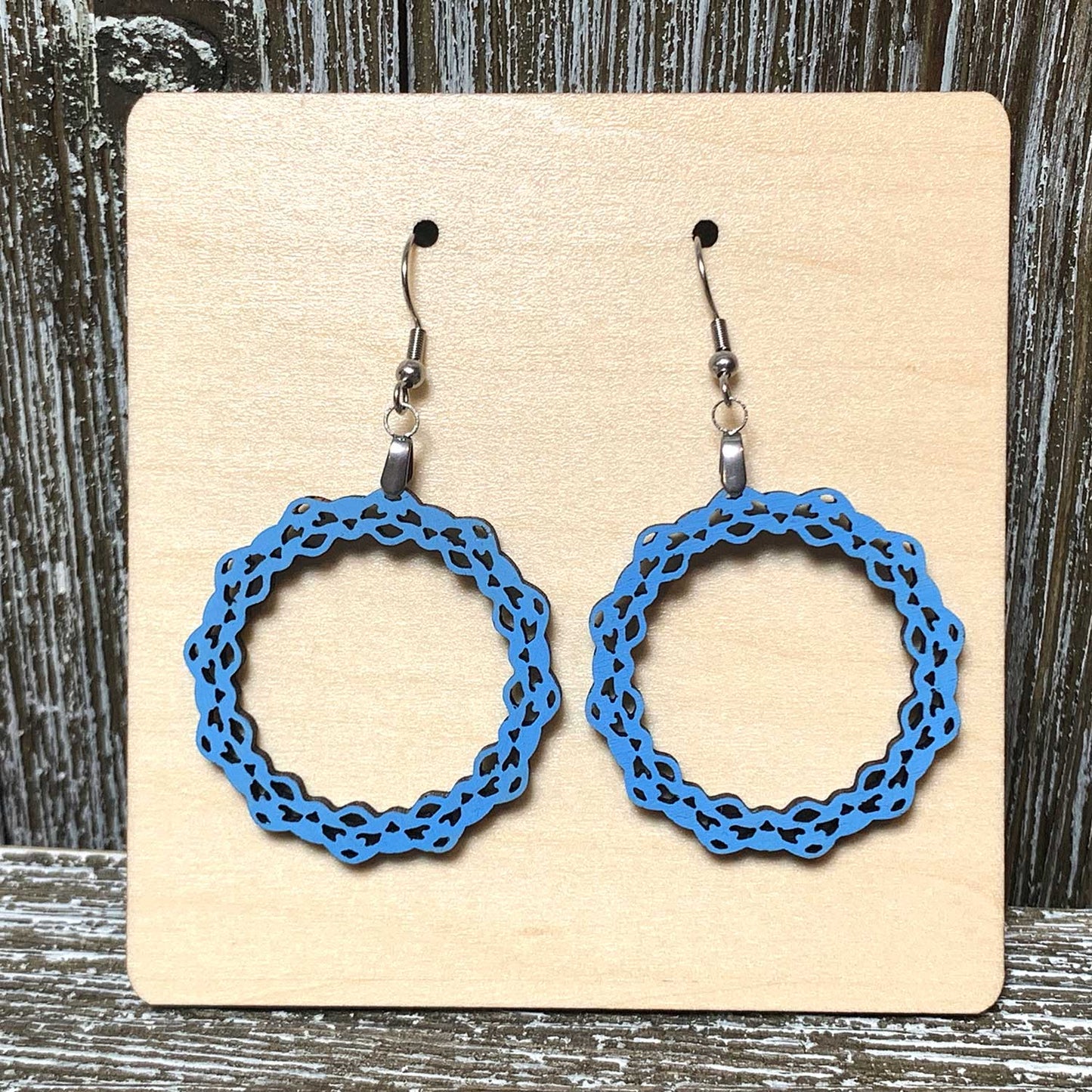 Lace Hoop Earrings