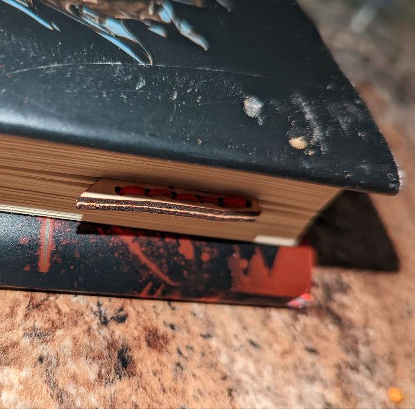 Leather Corner Bookmark