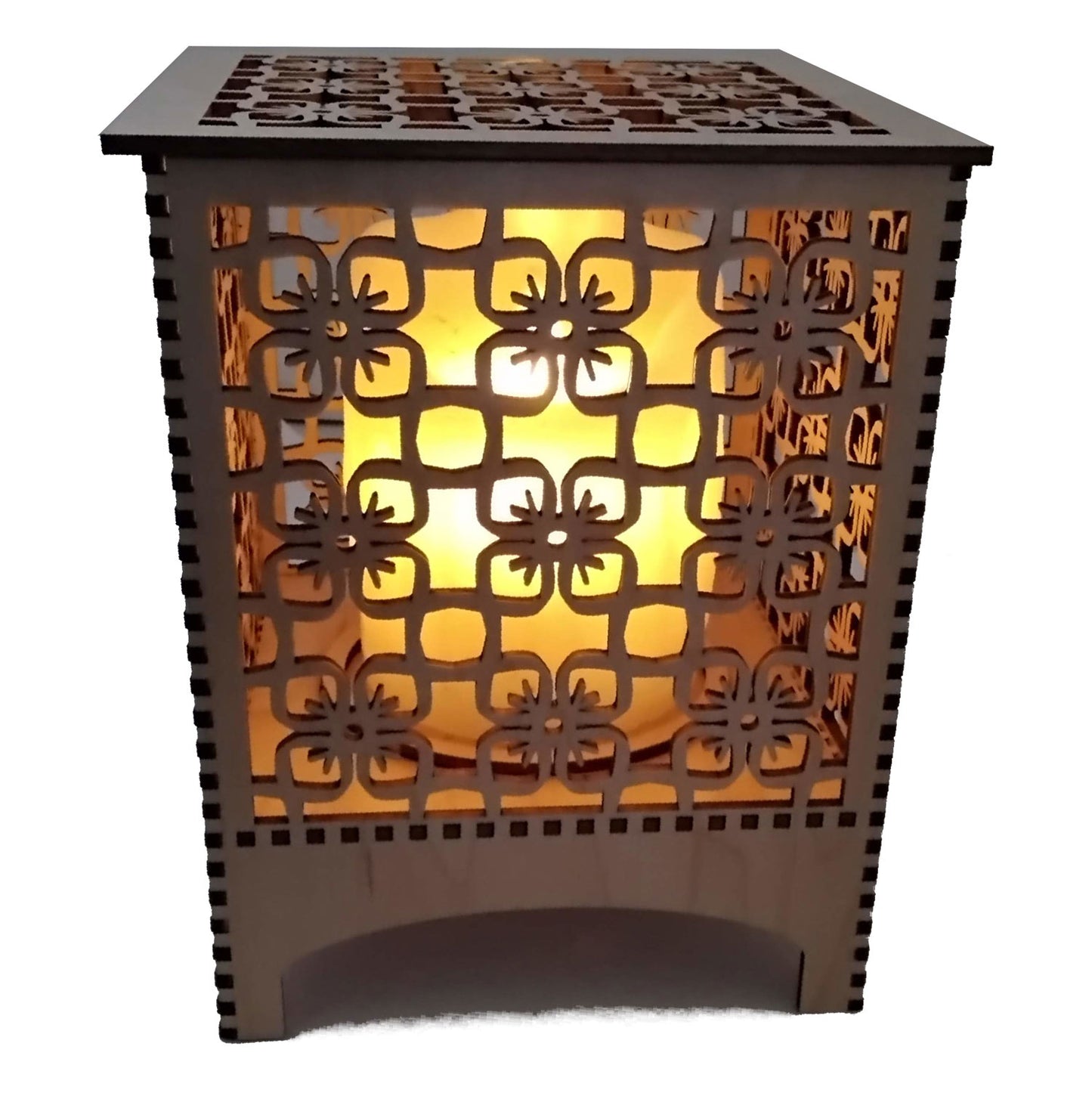 Lucky Clover Lantern for Larger LED Candles with Legs!