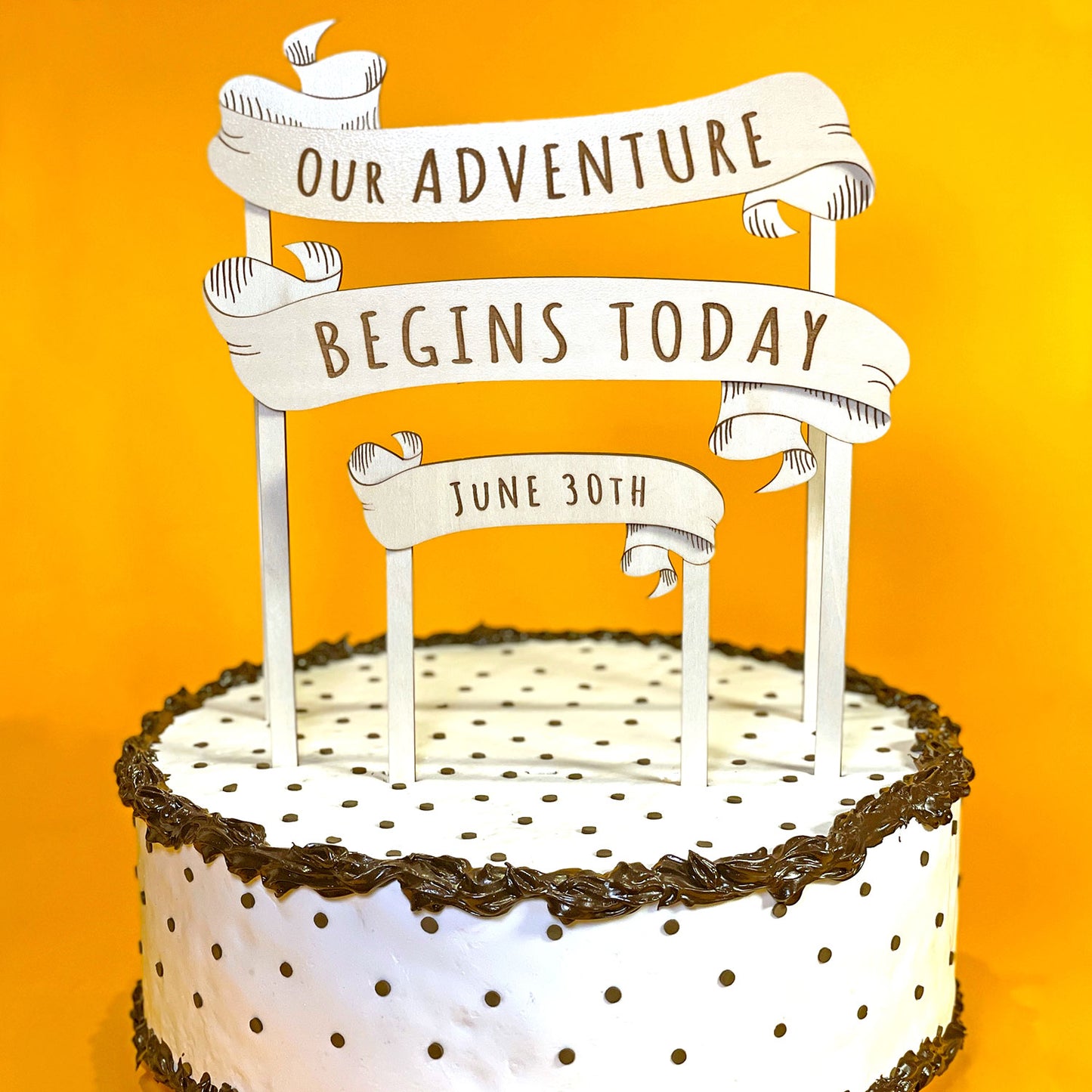 Mix & Match Cake Topper Banners (Set of 6)