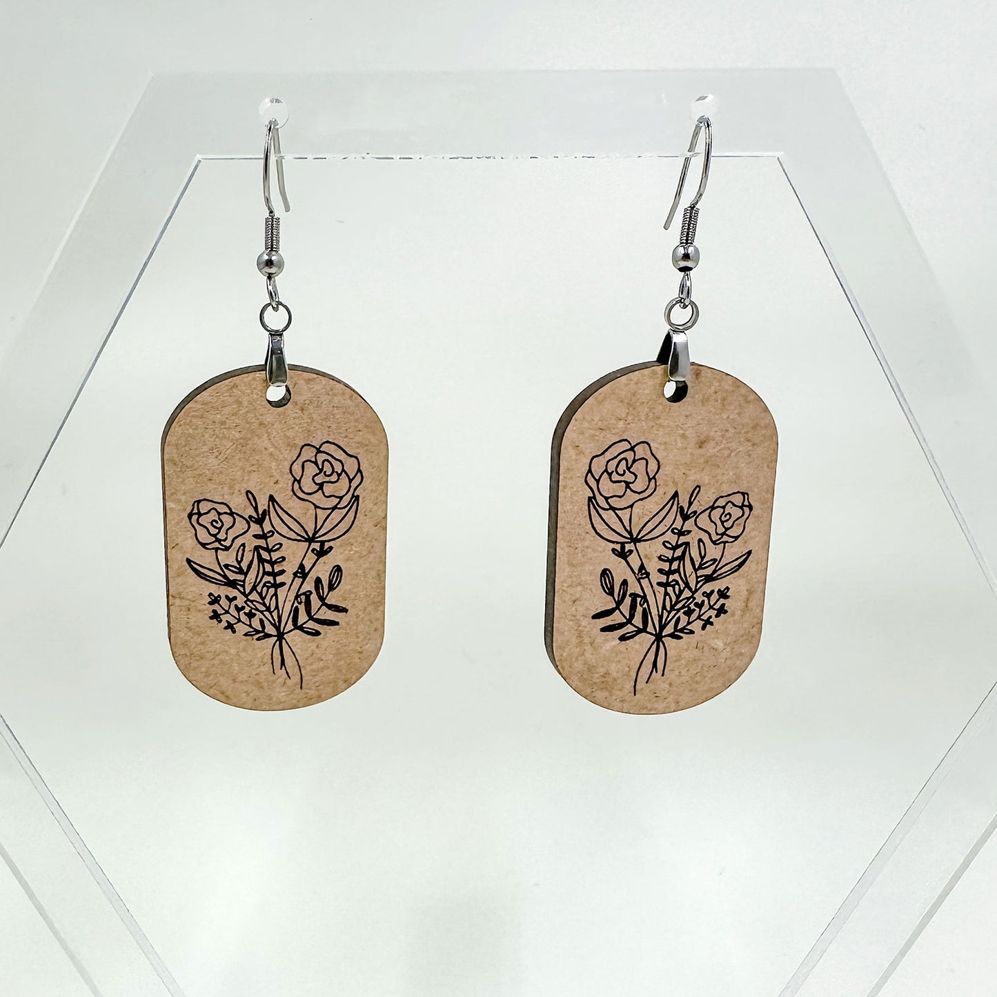 Modern Flower Earrings
