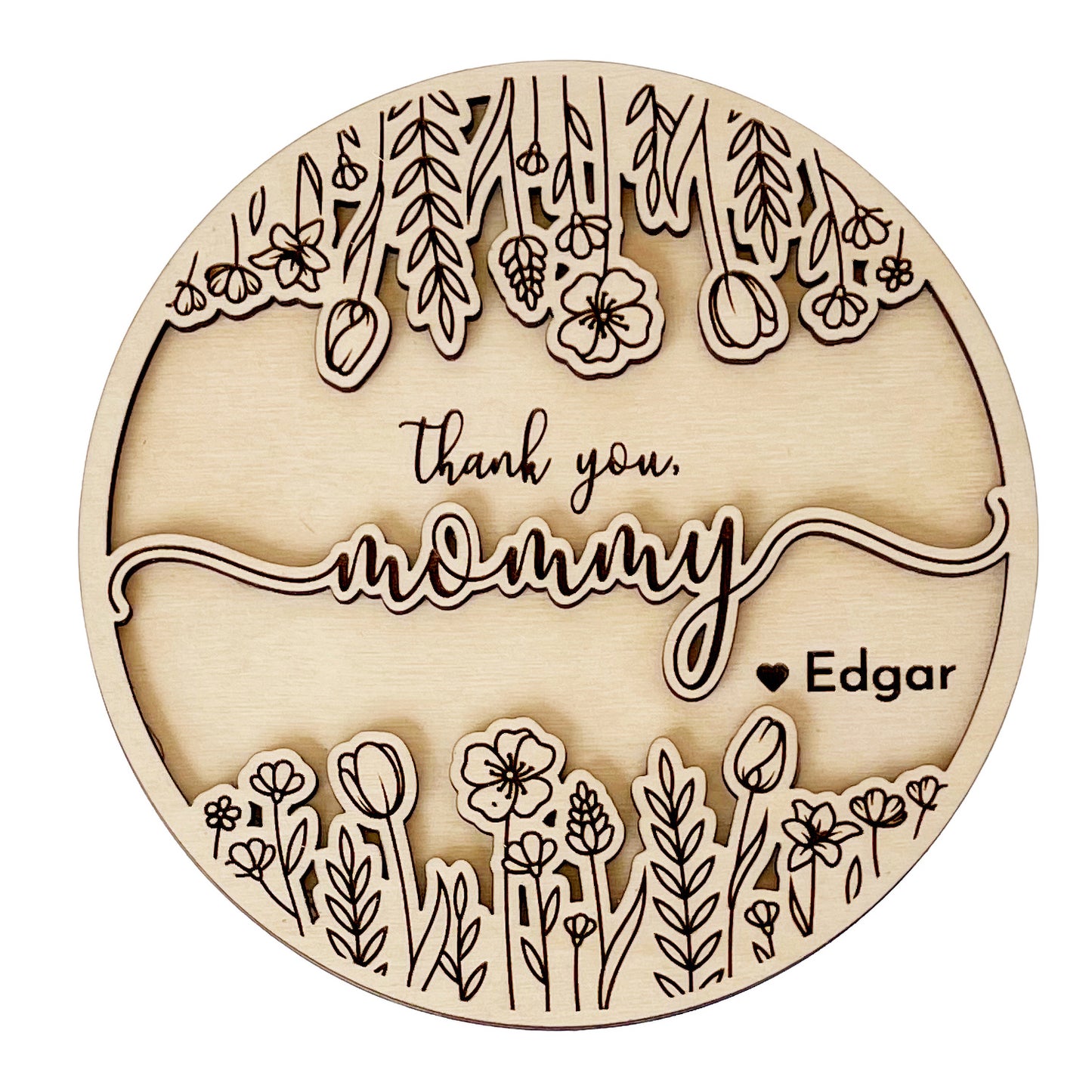 Personalized "Mommy" Mother's Day Plaque