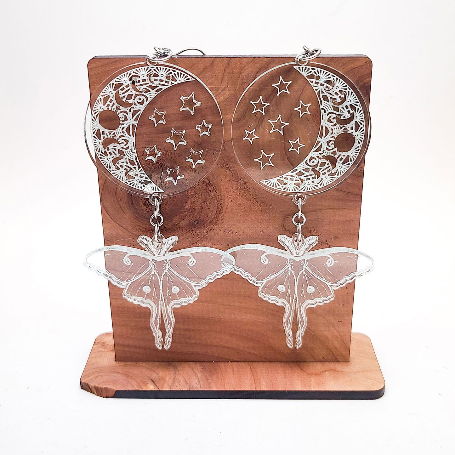 Moon Phase Dangle Earrings