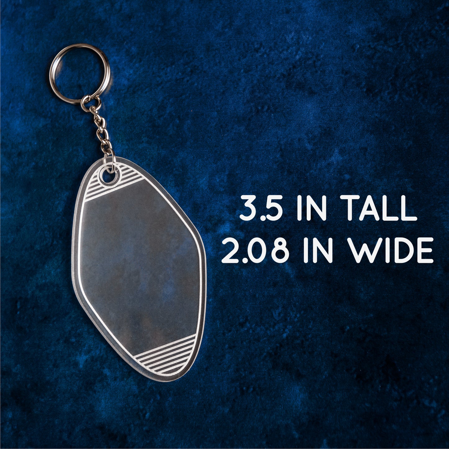 Motel Style Keychain Templates (Set of 3)