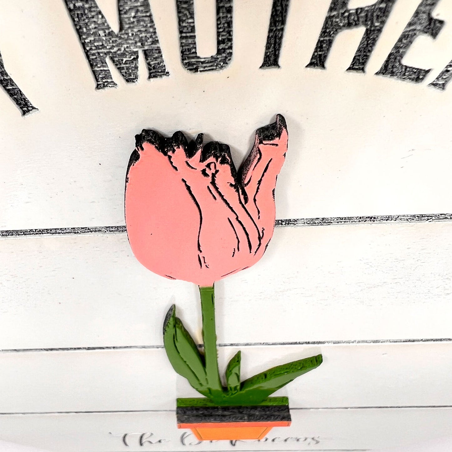 Mother's Day Tulip Flower Sign