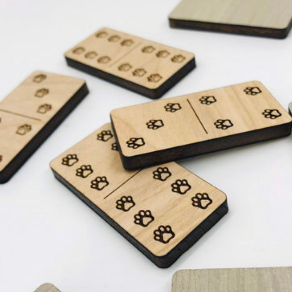 Paw Print Dominoes