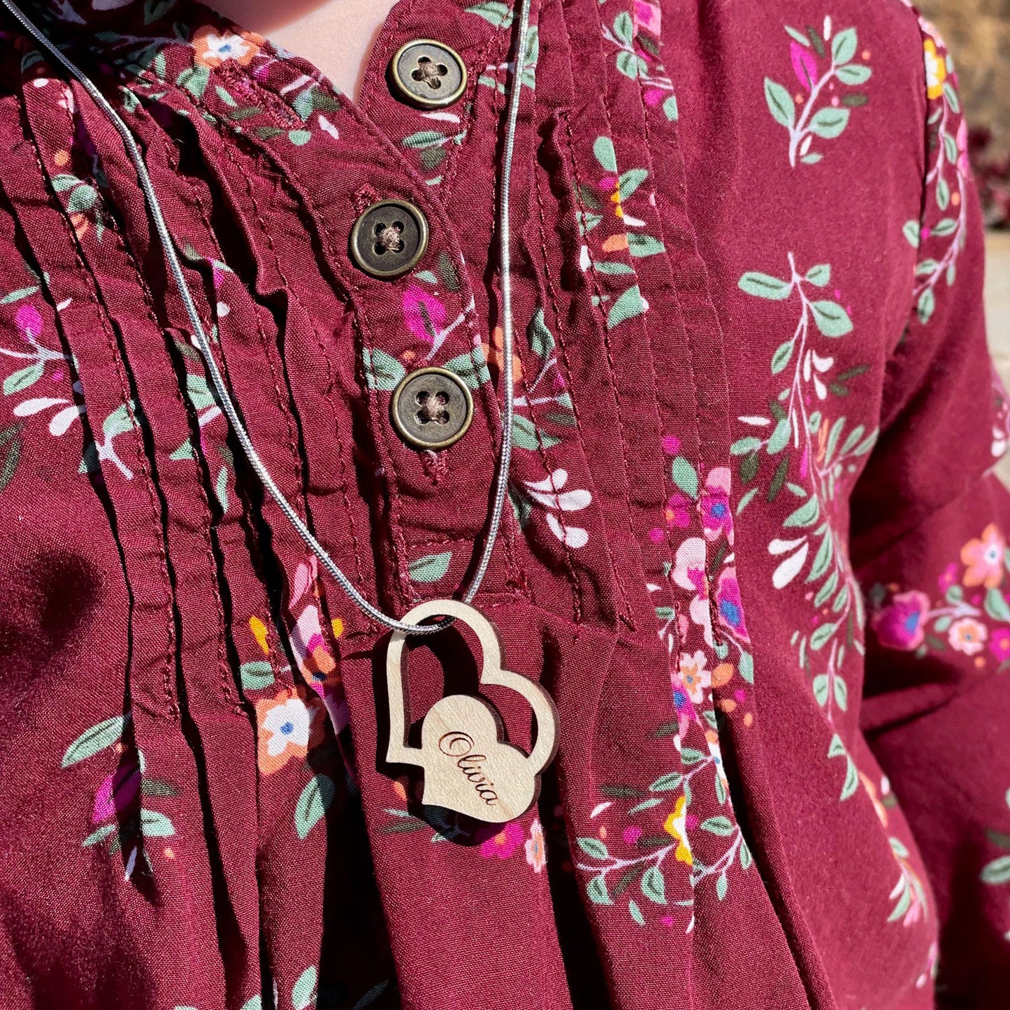 Personalized Heart Necklace