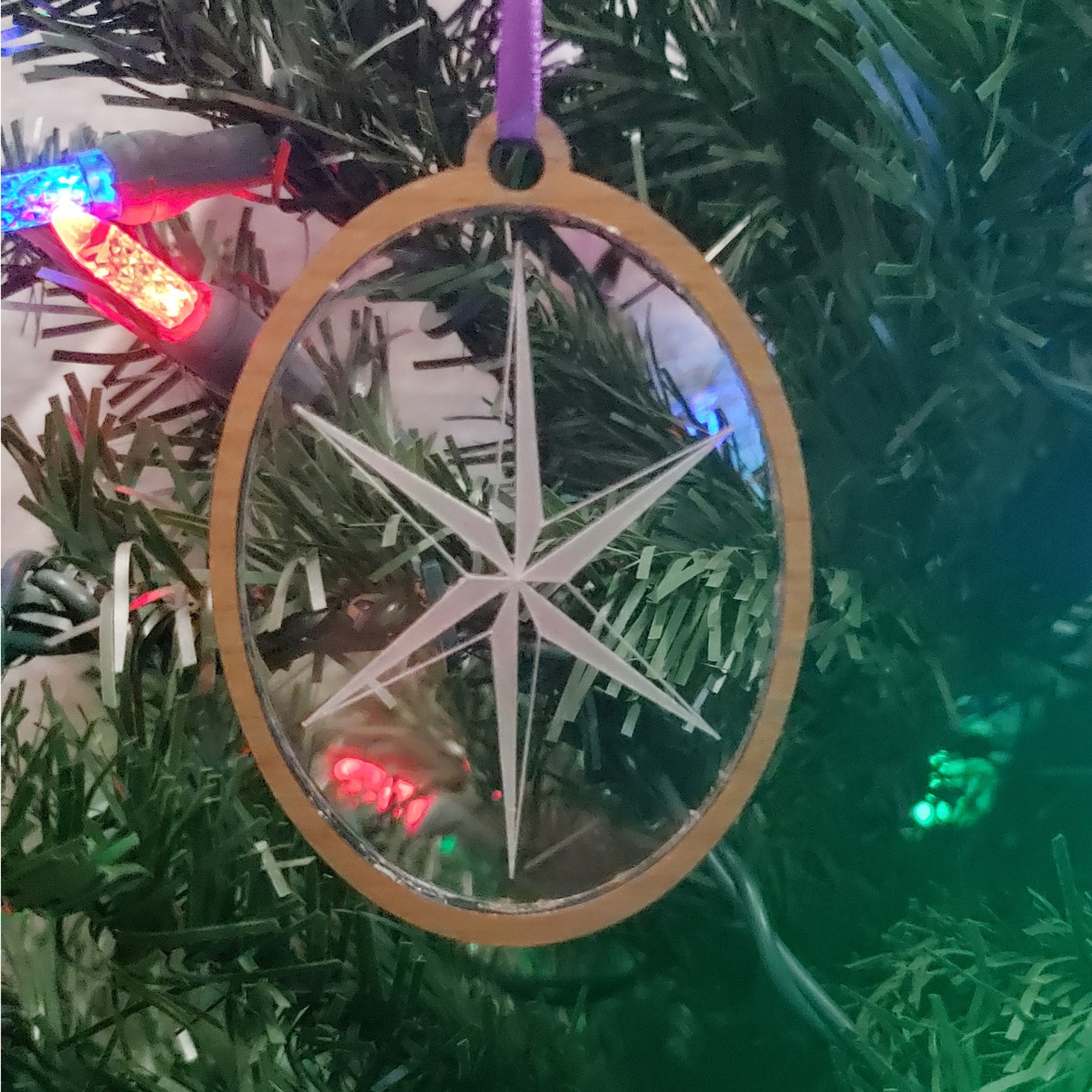 Framed Star Ornament