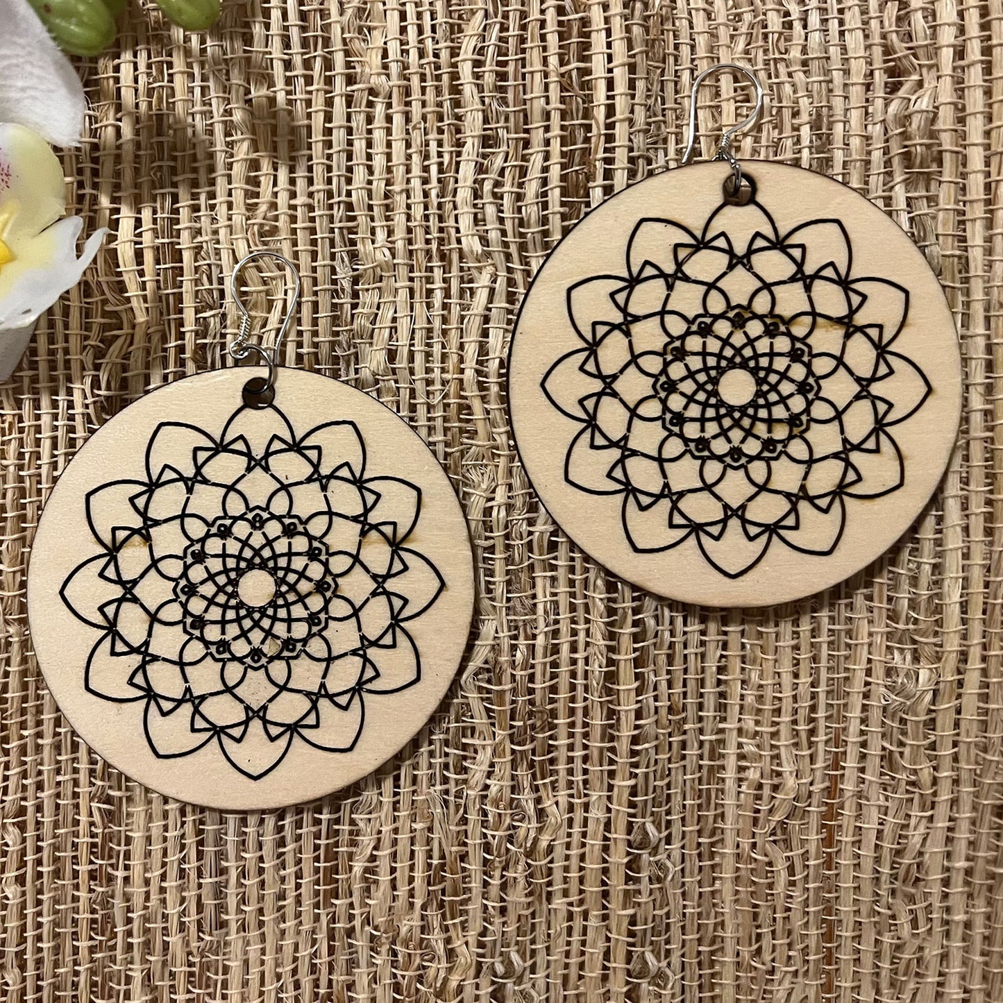 Round Mandala Earrings Ver. 2